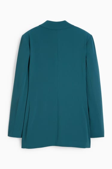 Femmes - Blazer - relaxed fit - vert foncé