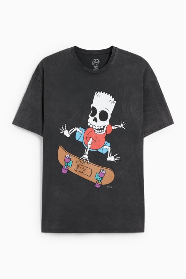 Uomo - T-shirt - I Simpsons - nero