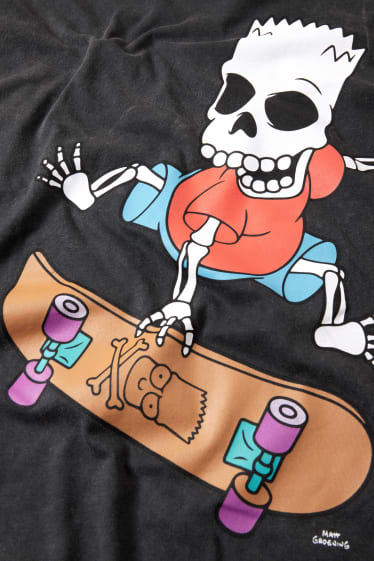 Uomo - T-shirt - I Simpsons - nero