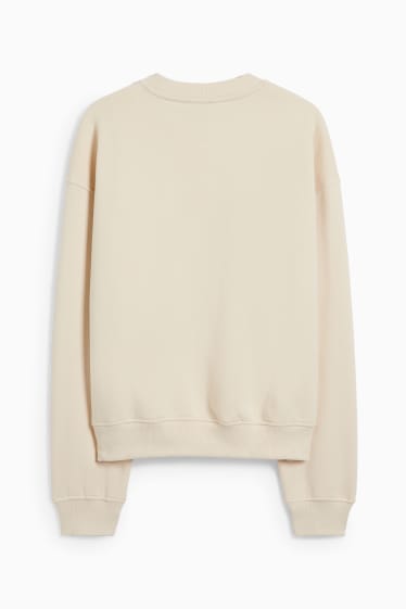 Damen - Sweatshirt - hellbeige