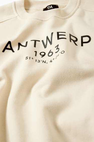 Damen - Sweatshirt - hellbeige