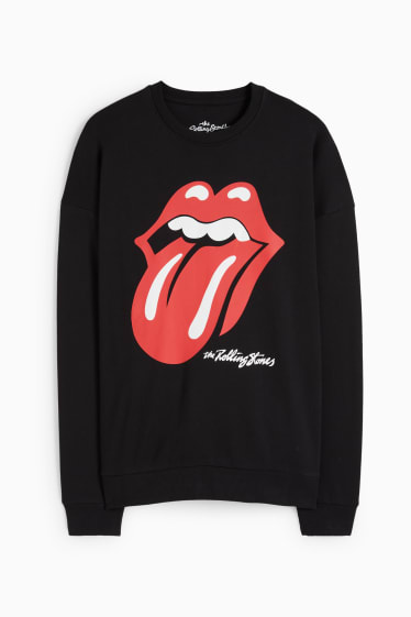 Bărbați - Bluză de molton - Rolling Stones - negru
