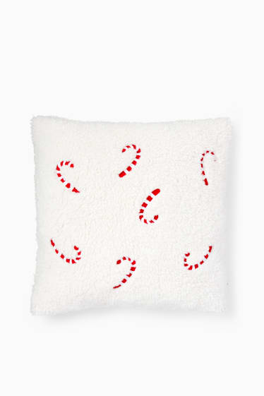 Women - Christmas cushion - 40 x 40 cm - white