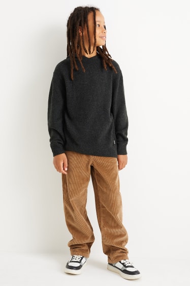 Kinder Buben - Cordhose - braun