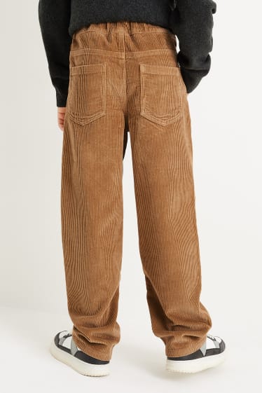 Kinderen - Broek van corduroy - bruin