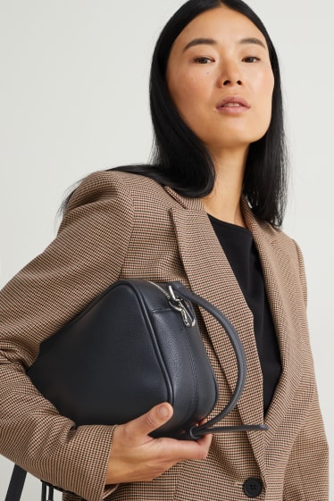 Femmes - Sac à bandoulière avec ceinture amovible - synthétique - noir
