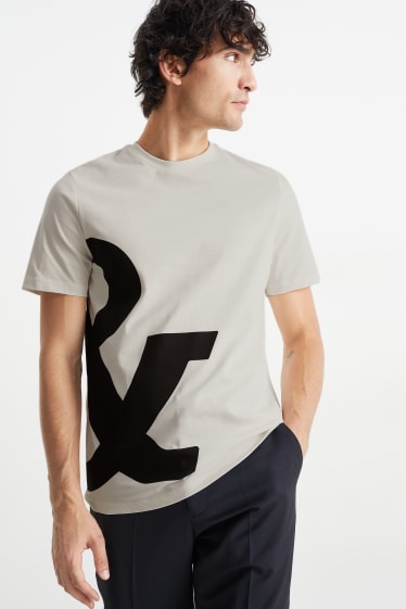 Men - T-shirt - cremewhite