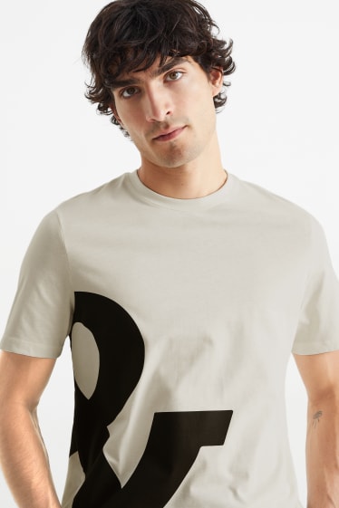 Men - T-shirt - cremewhite