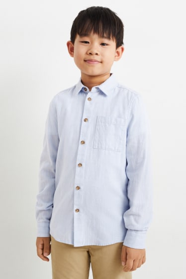 Enfants - Chemise - bleu clair