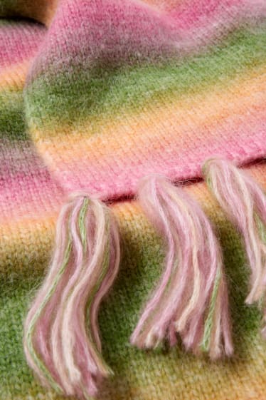 Damen - Schal - gestreift - bunt
