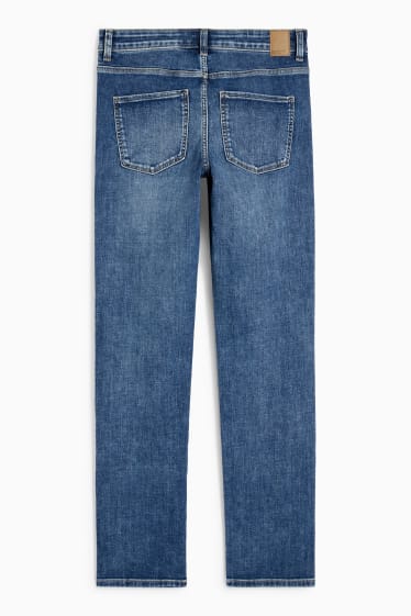 Dona - Straight jeans - mid waist - LYCRA® - texà blau