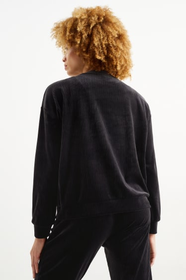 Women - Basic sweatshirt - black