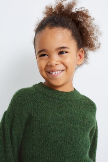 Enfants - Pullover - vert foncé