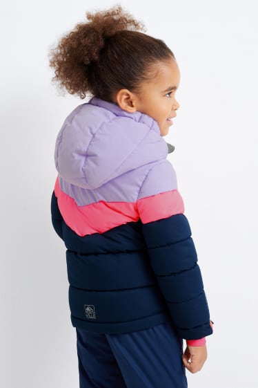 Enfants filles - Veste de ski à capuche - violet