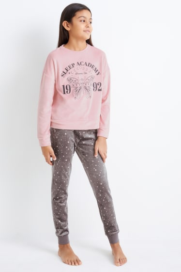 Bambine - Pigiama - 2 pezzi - rosa