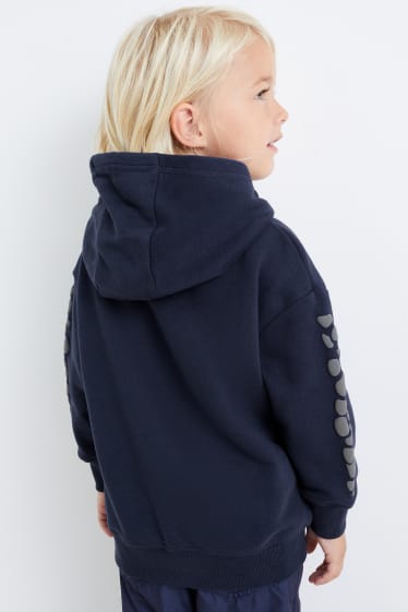 Enfants garçons - Dinosaure - sweat à capuche - bleu foncé