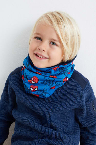 Enfants garçons - Spider-Man - tour de cou - bleu foncé