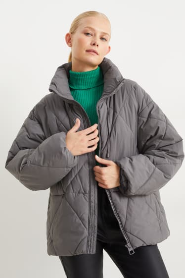 Damen - Steppjacke - grau