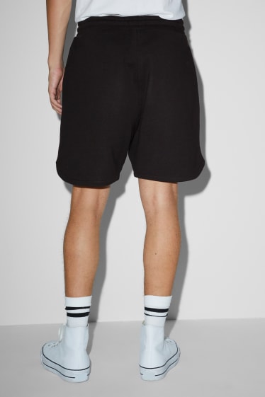 Hommes - Shorts en molleton - noir