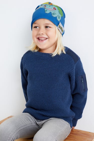 Kinder Jungen - Pokémon - Mütze - blau