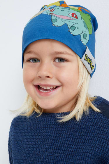 Niños - Pokémon - gorro - azul