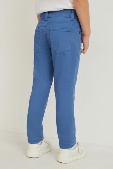 Niños - Pack de 4 - slim jeans - vaqueros térmicos - azul