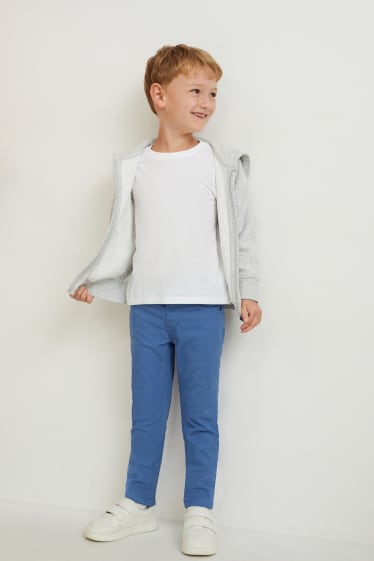 Enfants - Lot de 4 - slim jean - jeans doublés - bleu