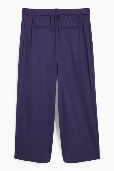 Donna - Pantaloni di jersey - comfort fit - porpora