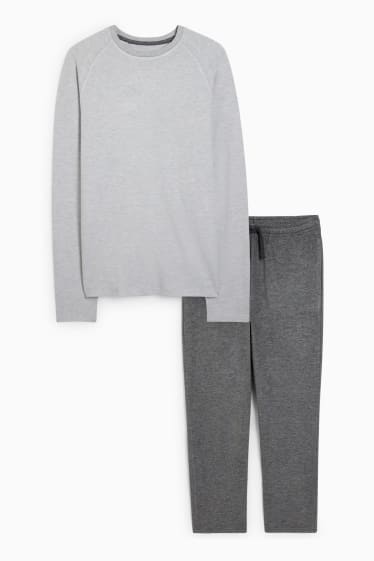 Hommes - Pyjama - gris clair