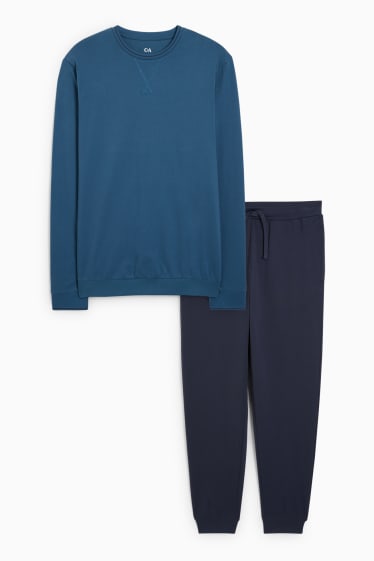 Herren - Sweat-Pyjama - dunkeltürkis