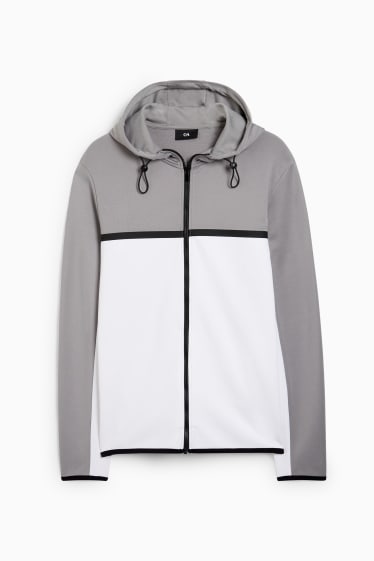Men - Zip-through hoodie - gray