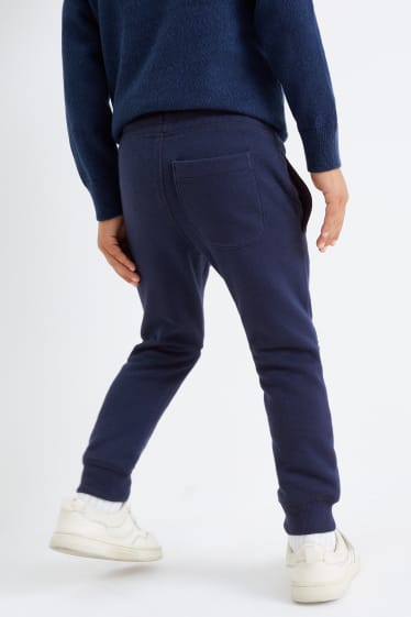 Kinder Buben - Weihnachts-Jogginghose - dunkelblau