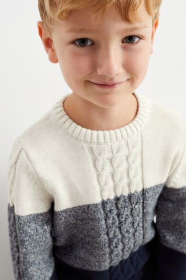 Enfants garçons - Pullover - bleu foncé
