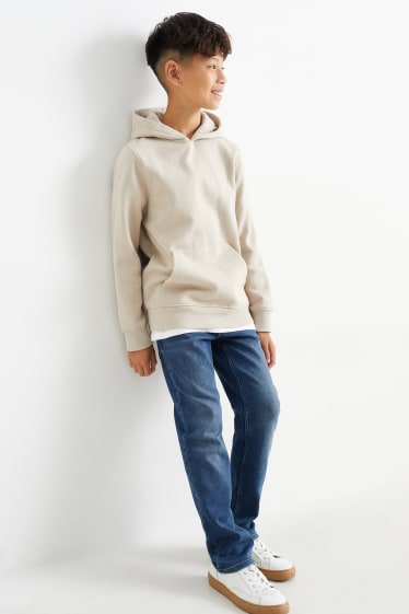 Enfants - Jean de coupe droite - jean doublé - jog denim - jean bleu