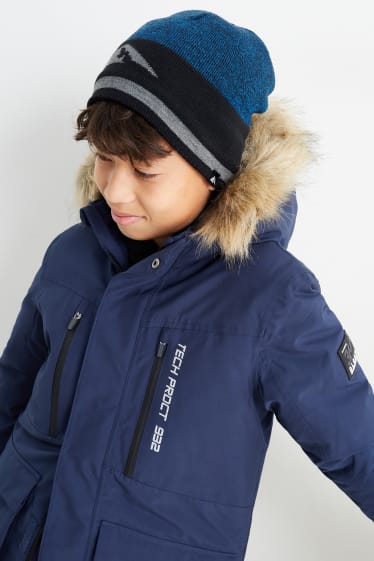 Enfants garçons - Bonnet de ski - bleu foncé