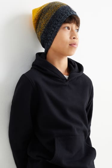 Kinder Jungen - Ski-Mütze - gelb