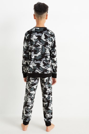 Children Boys - Pyjamas - 2 piece - patterned - black
