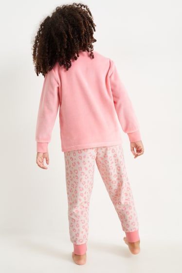 Kinderen - Pyjama - 2-delig - fuchsiarood