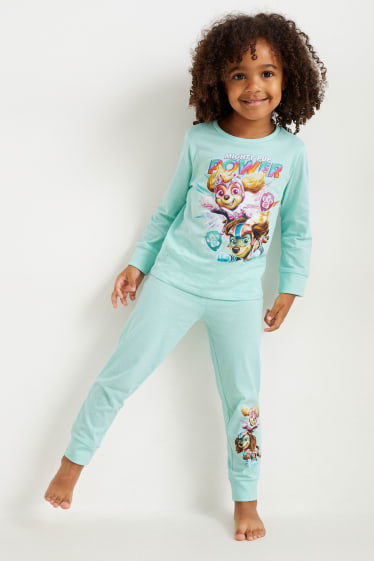 Kinderen - PAW Patrol - pyjama - 2-delig  - mintgroen