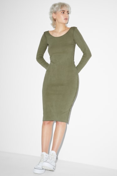 Women - CLOCKHOUSE - bodycon dress - green