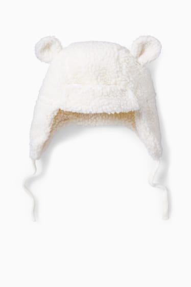 Miminka - Čepice pro miminka - krémově bílá
