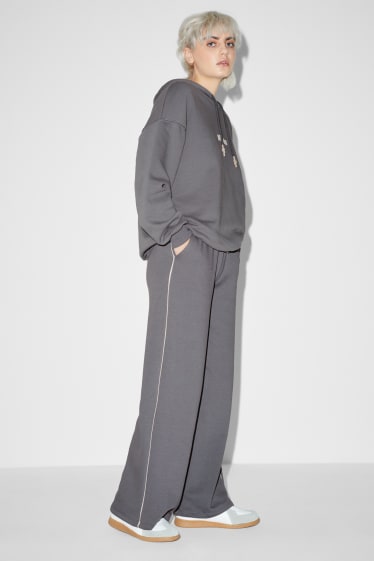 Dona - Pantalons de xandall - gris fosc