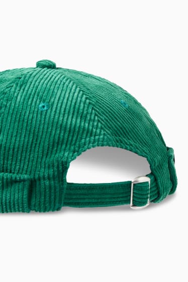 Hombre - Gorro de pana - verde