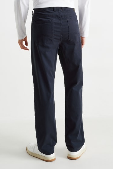 Bărbați - Pantaloni termoizolanți - regular fit - albastru închis