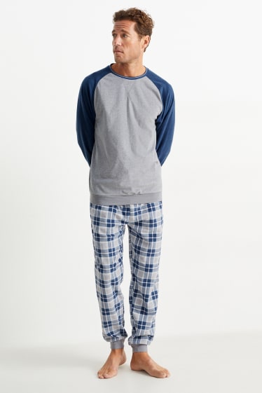 Hommes - Pyjama de Noël - gris clair chiné
