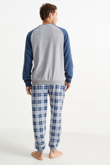 Hommes - Pyjama de Noël - gris clair chiné