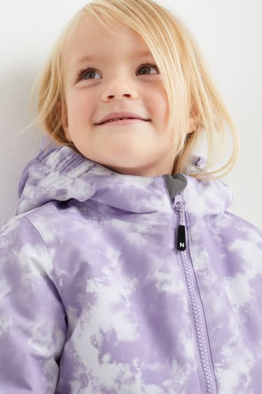 Children - Ski jacket with hood - light violet