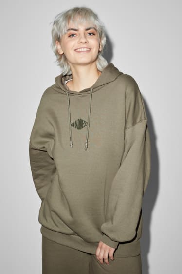 Mujer - CLOCKHOUSE - sudadera con capucha - verde