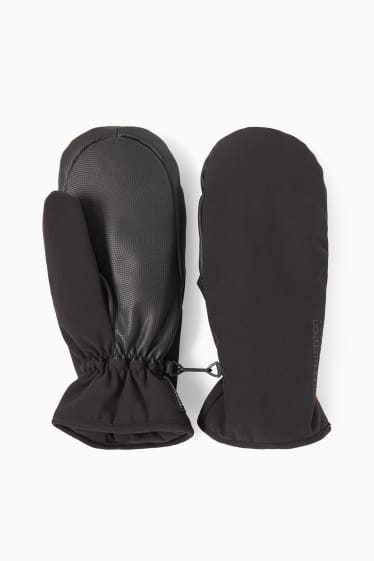Mężczyźni - Narciarskie rękawiczki z jednym palcem - czarny