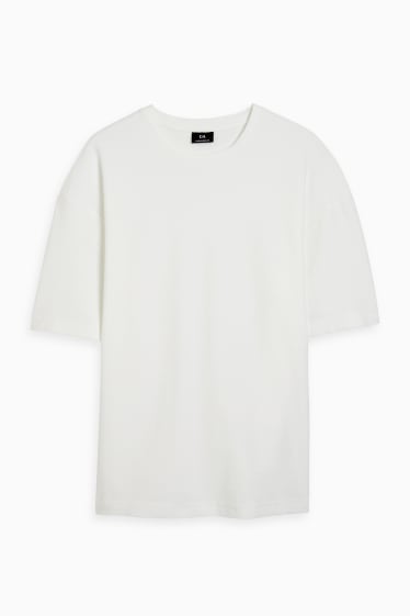 Hommes - T-shirt - blanc crème